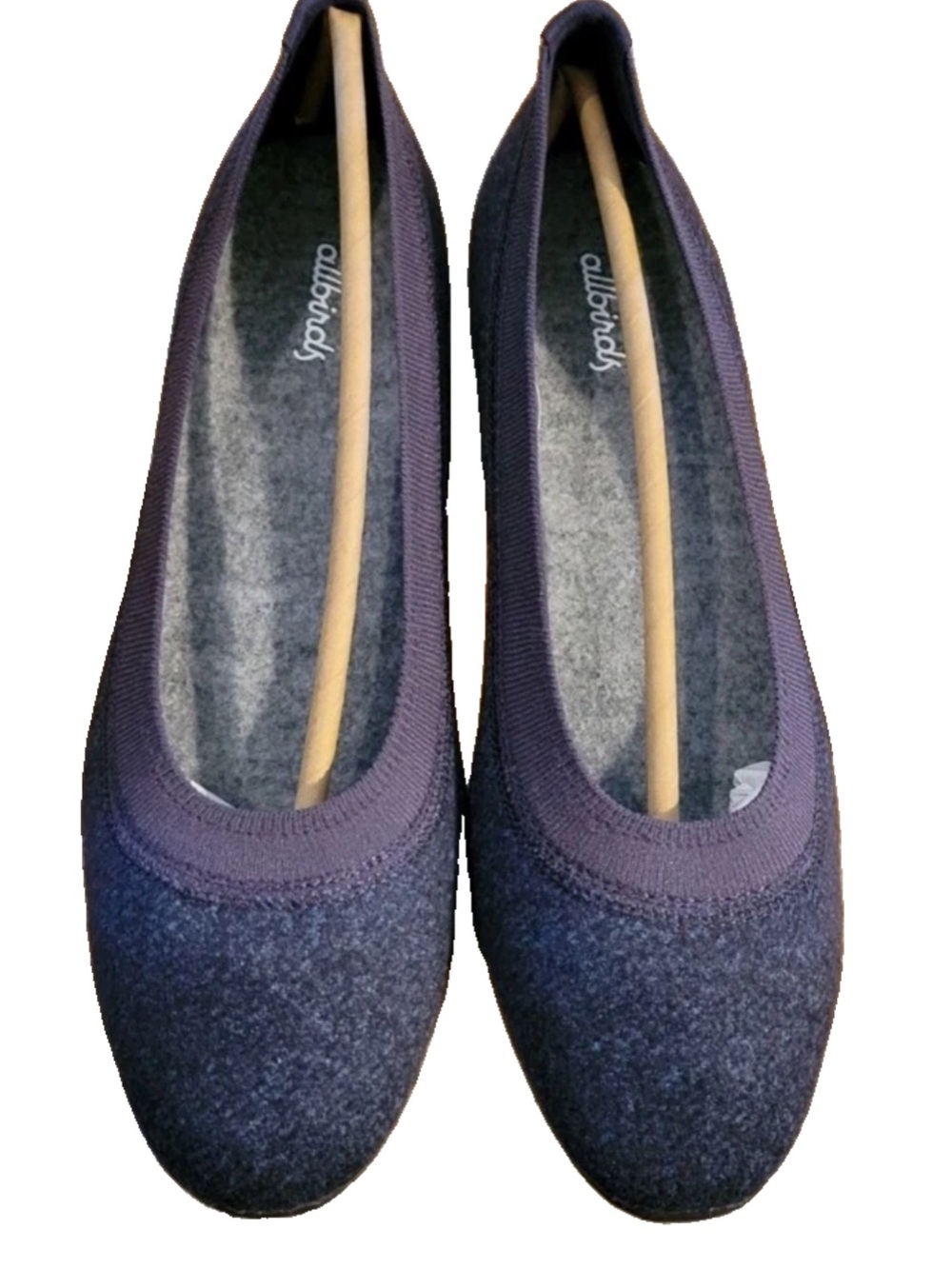 Allbirds Wool Breezer Ballet Flats Shoes Lightweight Breathable Granola Purple
